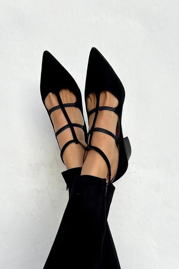 Deborah ™ | Strappy Pointed Flats