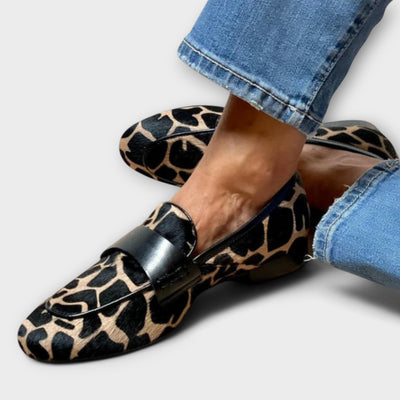 Leonie™ -  Orthopedic Leopard Moccasin