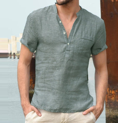 Lean ™ | Cotton Linnen Tshirt – Summer Essential