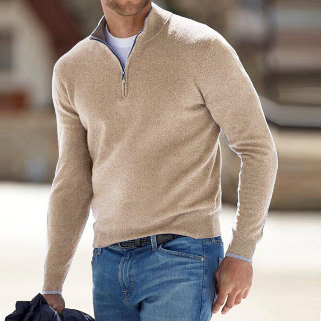 Miquel ™ | Premium Zip-Neck Pullover