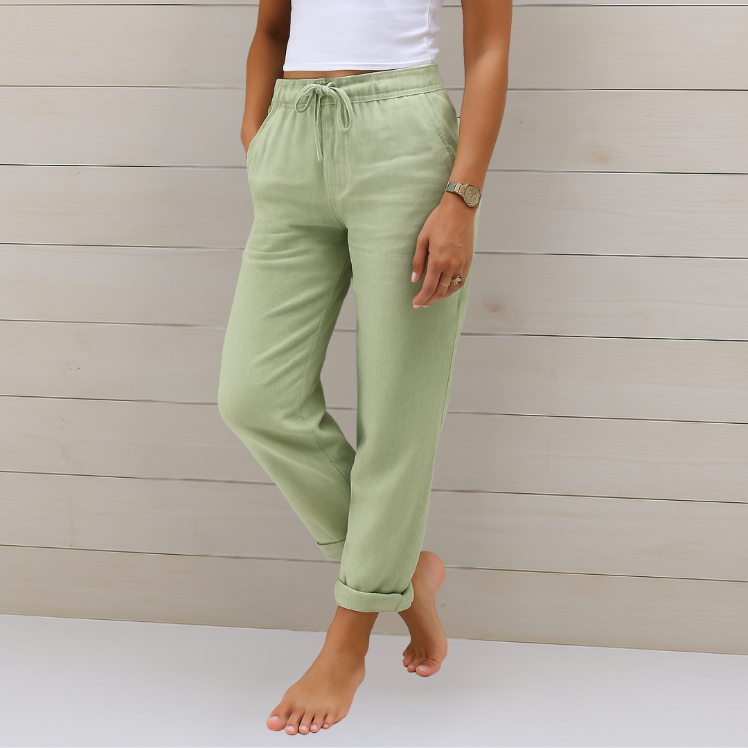 MAYLORA ™ | Premium Breathable Linen Stretch Pants