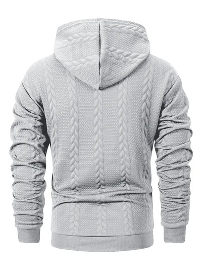 Jacky ™ - Casual Knitted Hooded Sweater With Front Pocket