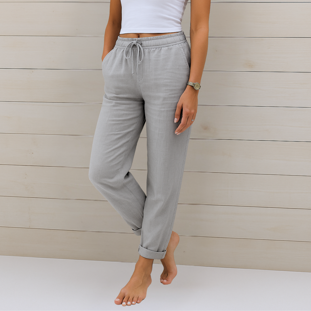 MAYLORA ™ | Premium Breathable Linen Stretch Pants