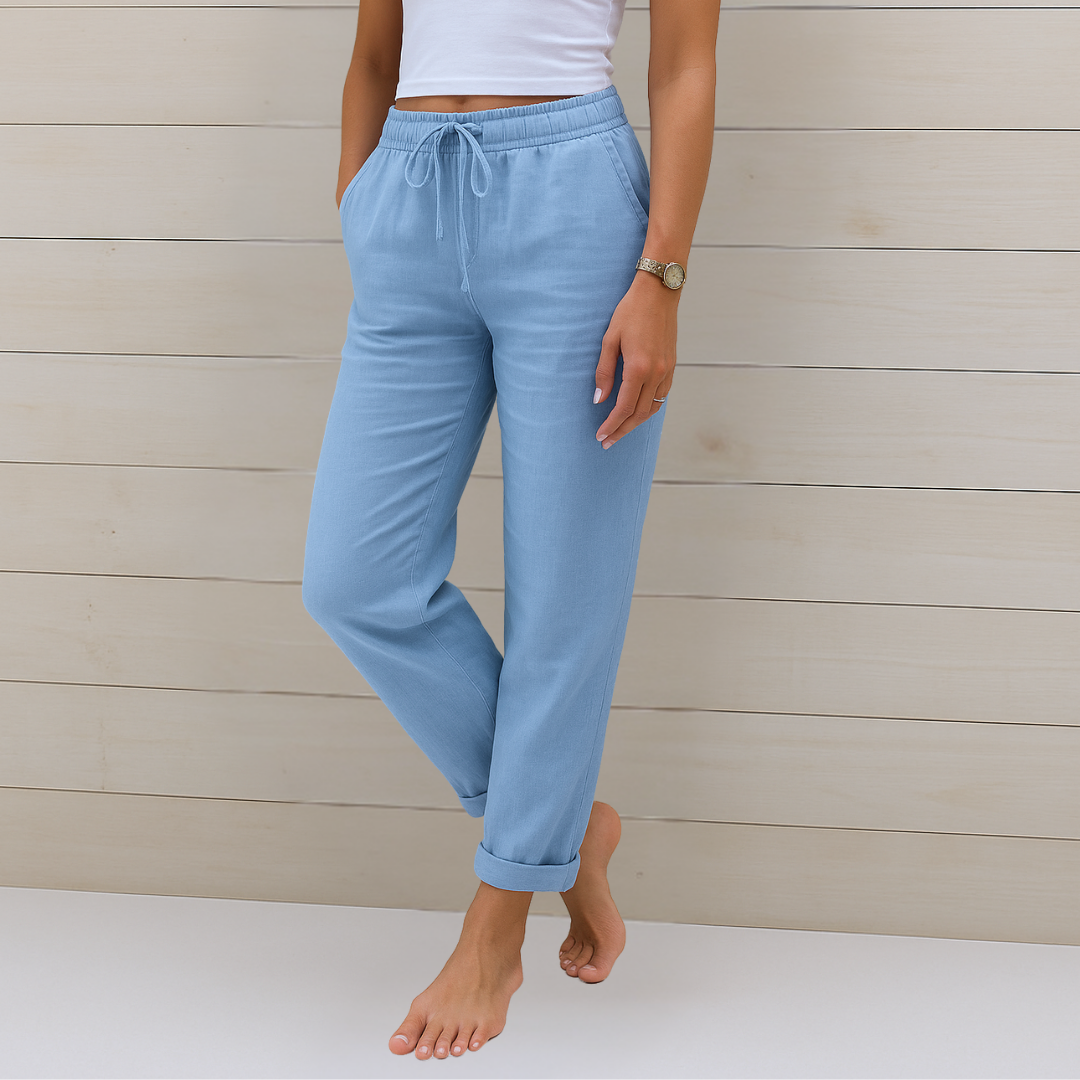 MAYLORA ™ | Premium Breathable Linen Stretch Pants