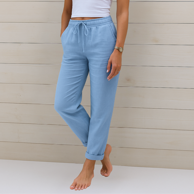 MAYLORA ™ | Premium Breathable Linen Stretch Pants