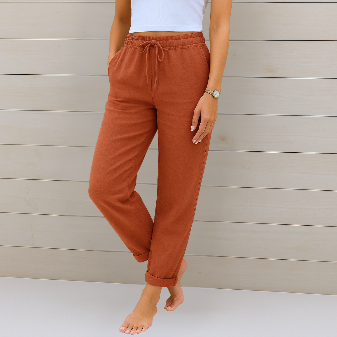 MAYLORA ™ | Premium Breathable Linen Stretch Pants