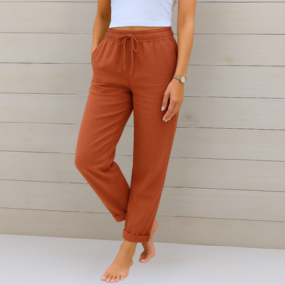 MAYLORA ™ | Premium Breathable Linen Stretch Pants