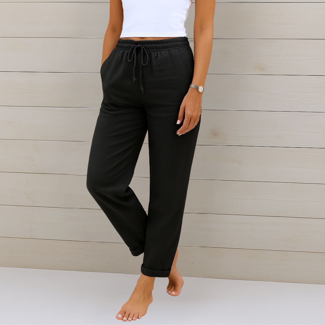 MAYLORA ™ | Premium Breathable Linen Stretch Pants
