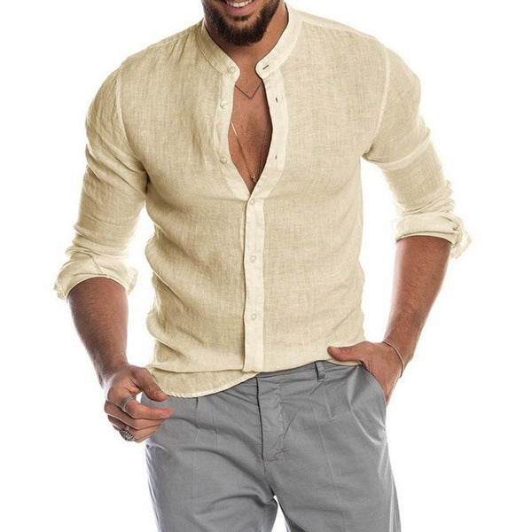 Leandro™ | Premium Linen Shirt – Timeless Comfort