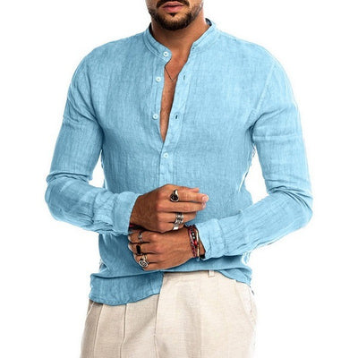 Leandro™ | Premium Linen Shirt – Timeless Comfort