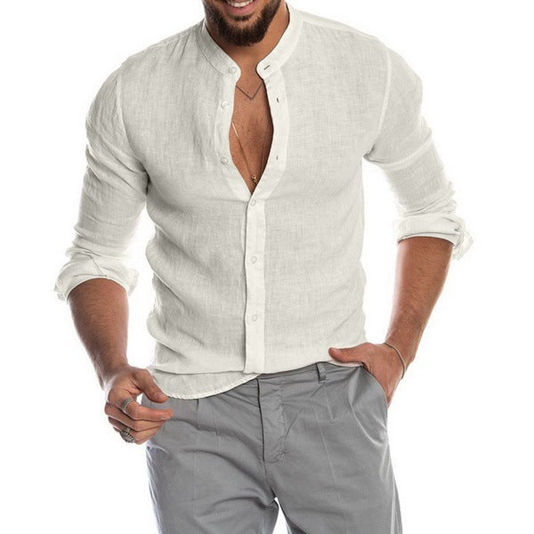 Leandro™ | Premium Linen Shirt – Timeless Comfort