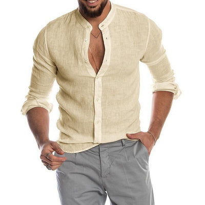 Leandro™ | Premium Linen Shirt – Timeless Comfort