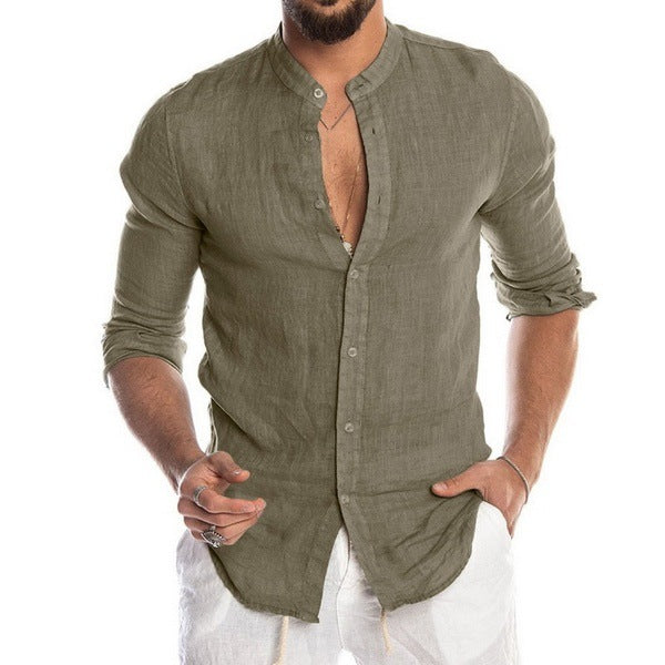 Leandro™ | Premium Linen Shirt – Timeless Comfort