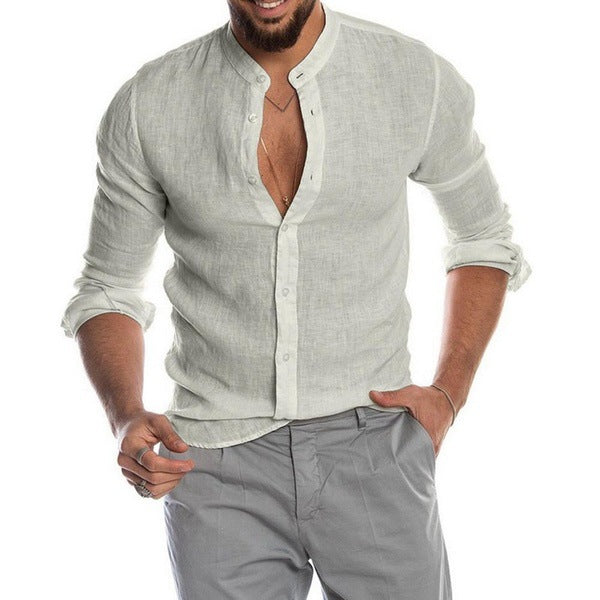 Leandro™ | Premium Linen Shirt – Timeless Comfort
