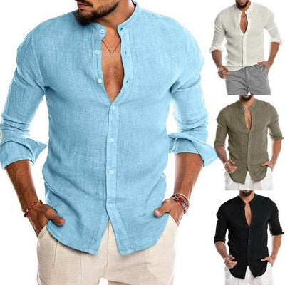 Leandro™ | Premium Linen Shirt – Timeless Comfort