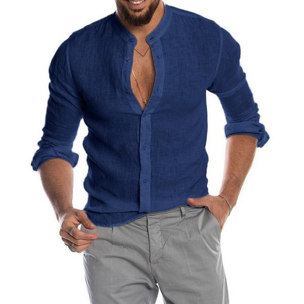 Leandro™ | Premium Linen Shirt – Timeless Comfort