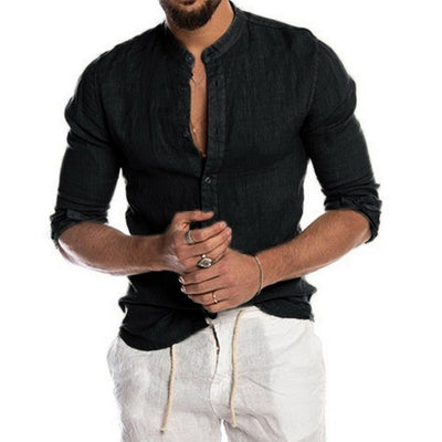 Leandro™ | Premium Linen Shirt – Timeless Comfort
