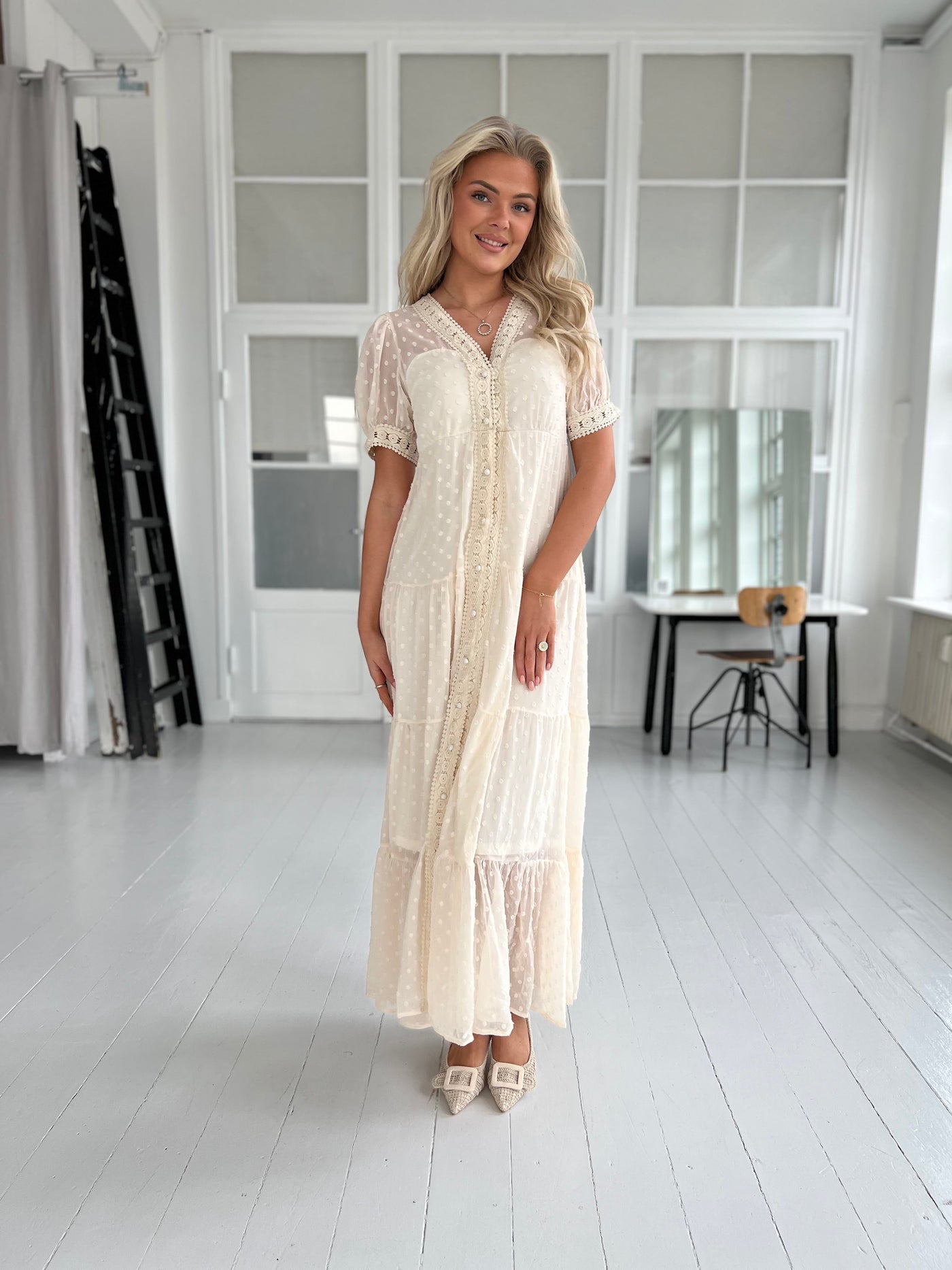 Lily™  Maxi Dress Beige