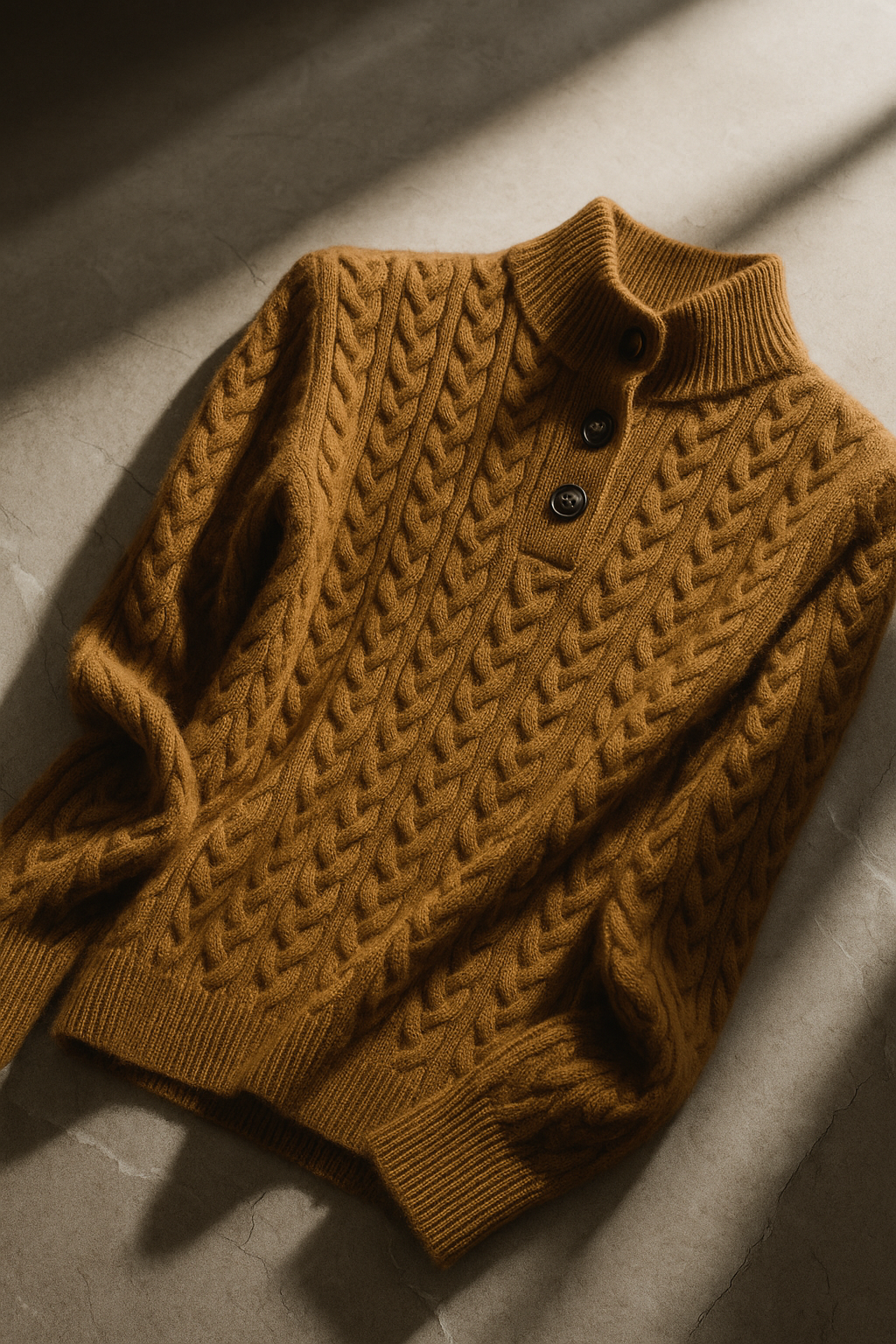 Arden ™ Button-Up Cashmere Sweater