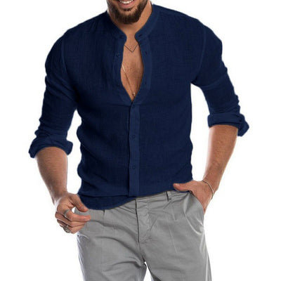 Leandro™ | Premium Linen Shirt – Timeless Comfort