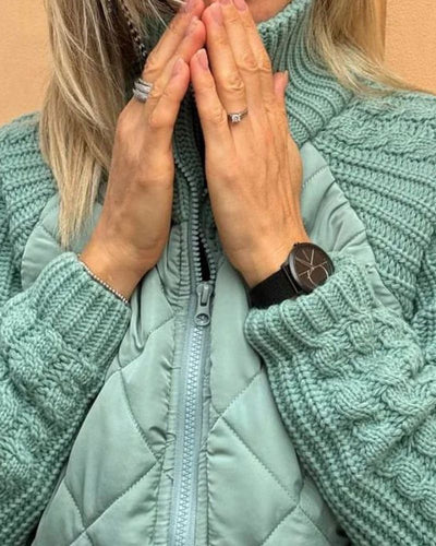 VICTORIA ™ | Casual knit fleece jacket