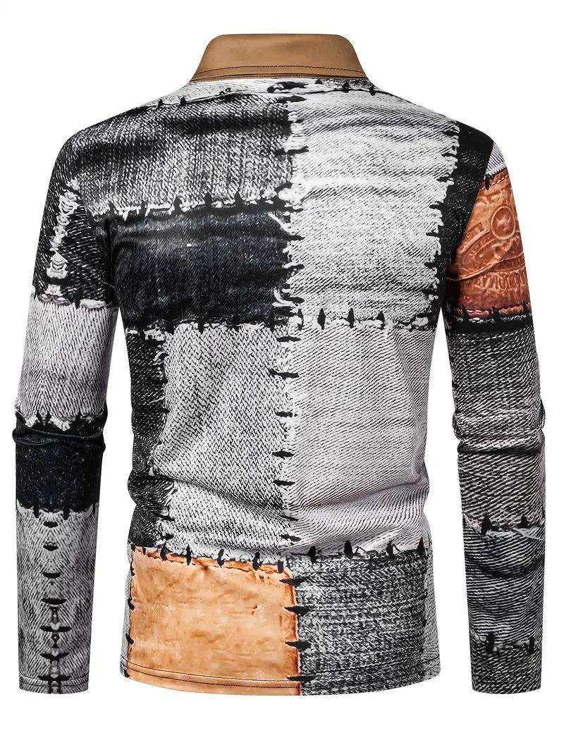 Max ™  - Color Block Long Sleeve Shirt with Zip