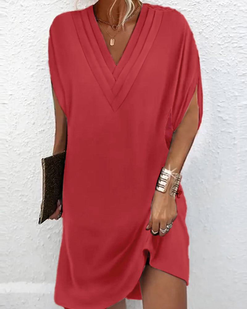 Noella™ Timeless Split-Sleeve |  Maxi Dress