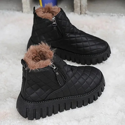 Flavie | Women quilted closure ankle boots