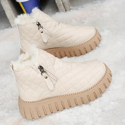 Flavie | Women quilted closure ankle boots