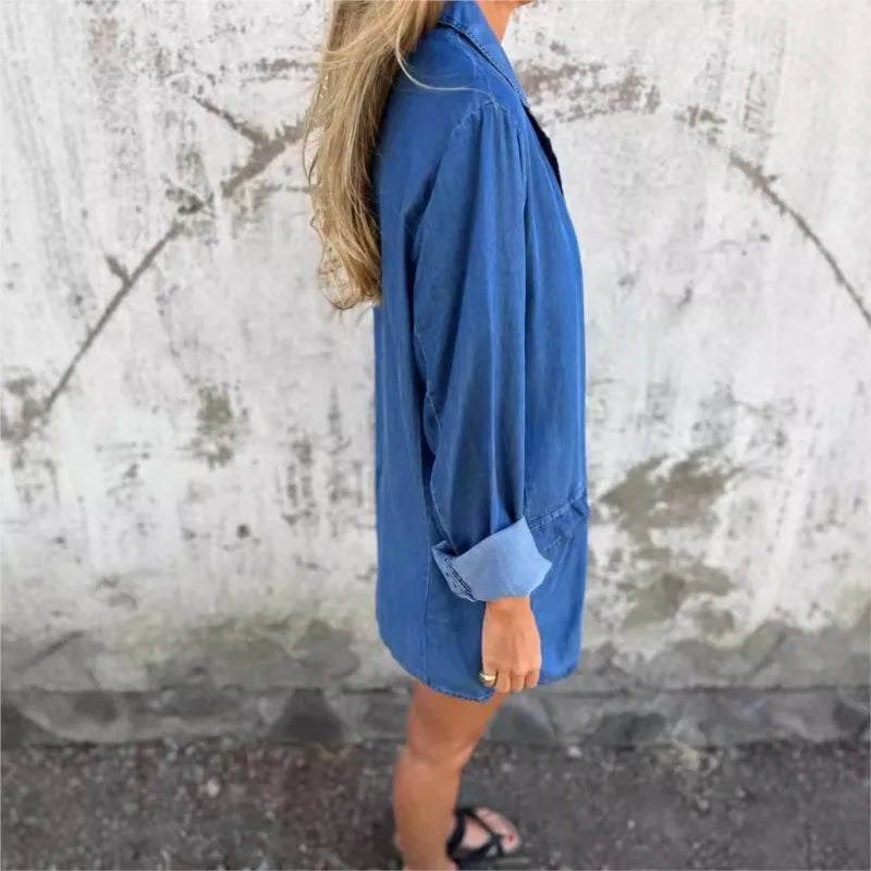 Elina™ | Classic Denim Jacket for Effortless Style