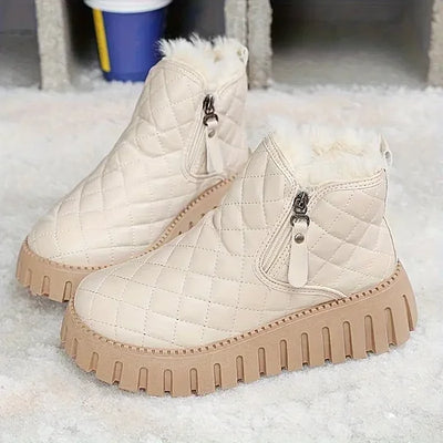 Flavie | Women quilted closure ankle boots