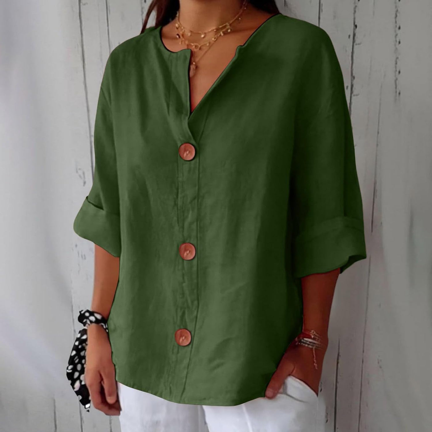 Clara ™ | Casual Textured Blouse
