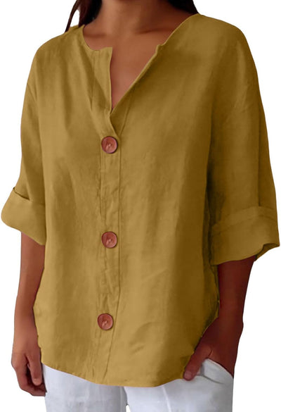 Clara ™ | Casual Textured Blouse