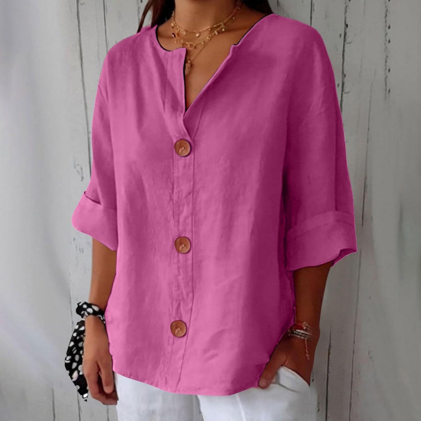 Clara ™ | Casual Textured Blouse