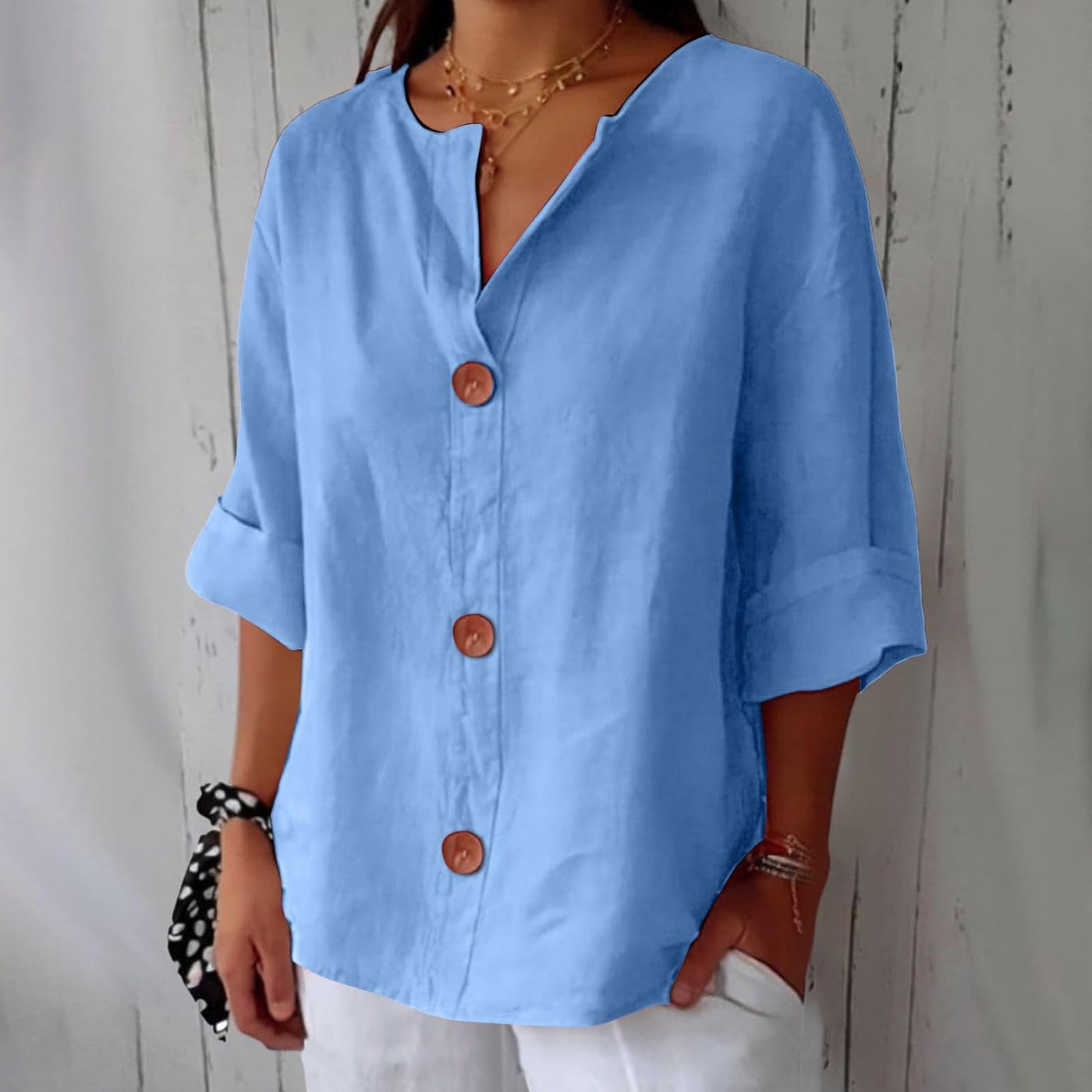 Clara ™ | Casual Textured Blouse