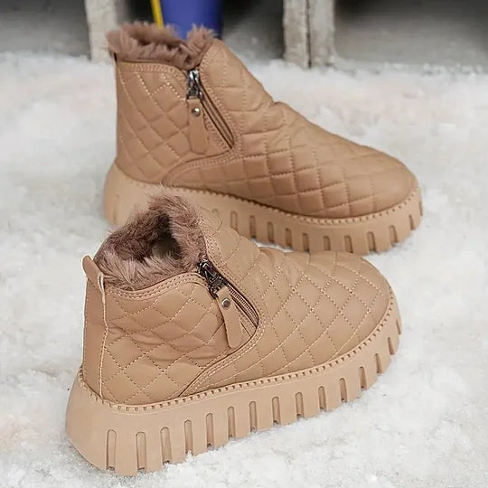 Flavie | Women quilted closure ankle boots