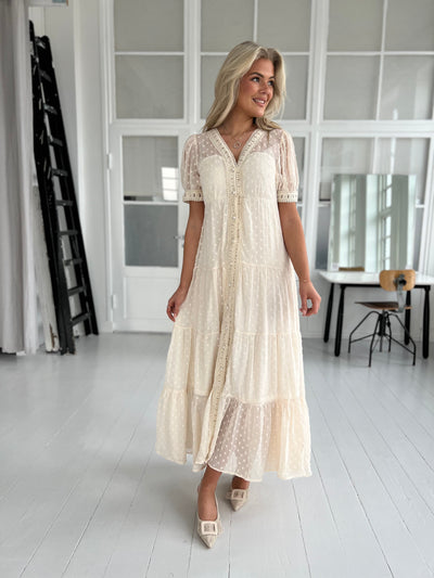 Lily™  Maxi Dress Beige