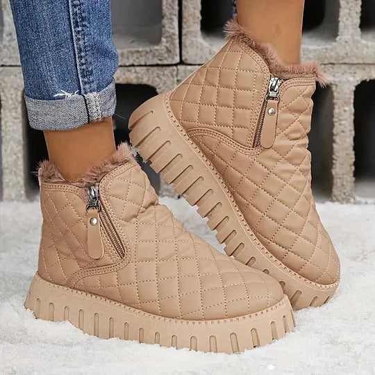 Flavie | Women quilted closure ankle boots