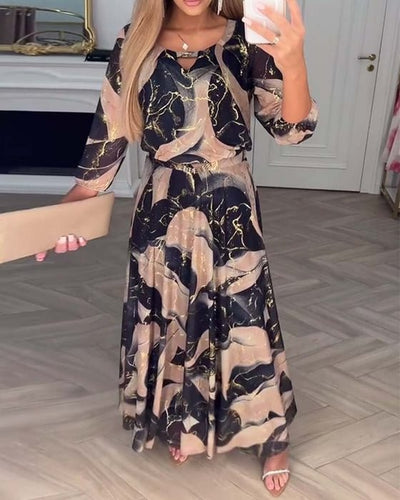 Elegant chiffon dress