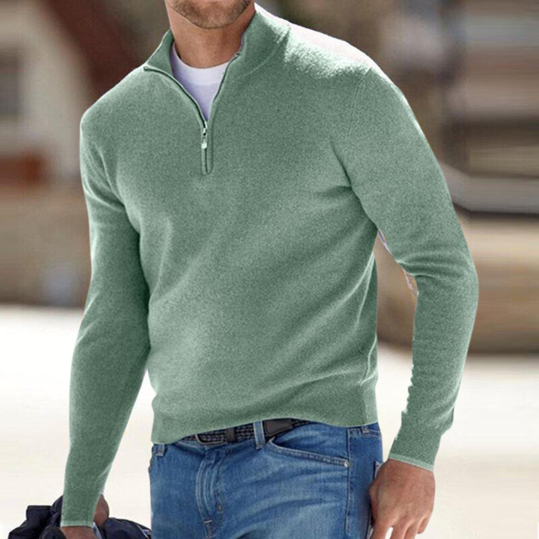 Miquel ™ | Premium Zip-Neck Pullover