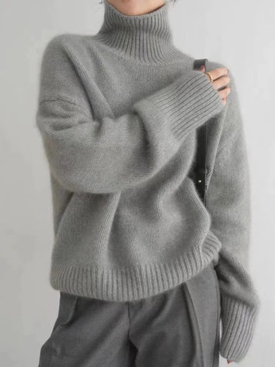 Isabella™ - High Neck Cashmere Sweater