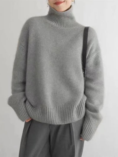 Isabella™ - High Neck Cashmere Sweater