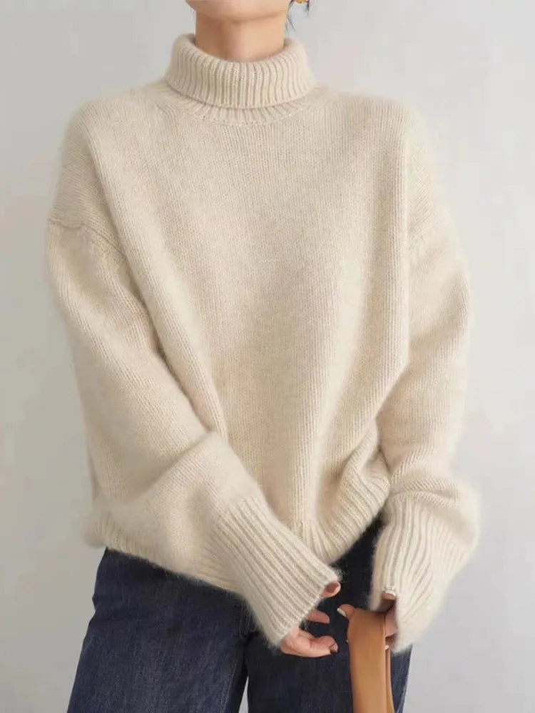 Isabella™ - High Neck Cashmere Sweater