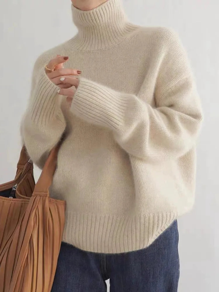 Isabella™ - High Neck Cashmere Sweater