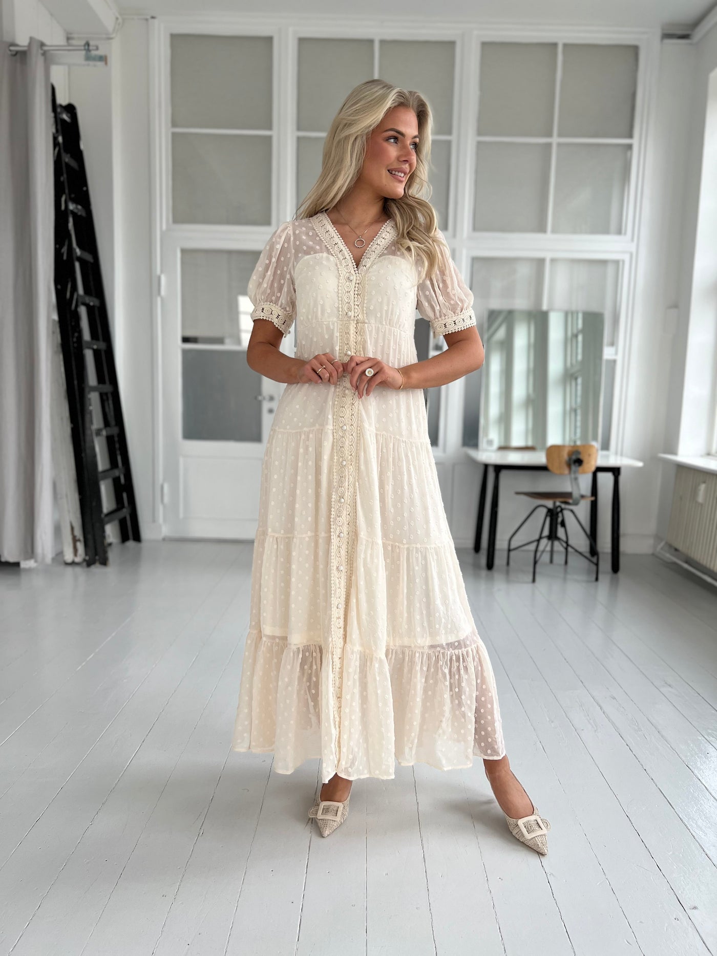 Lily™  Maxi Dress Beige