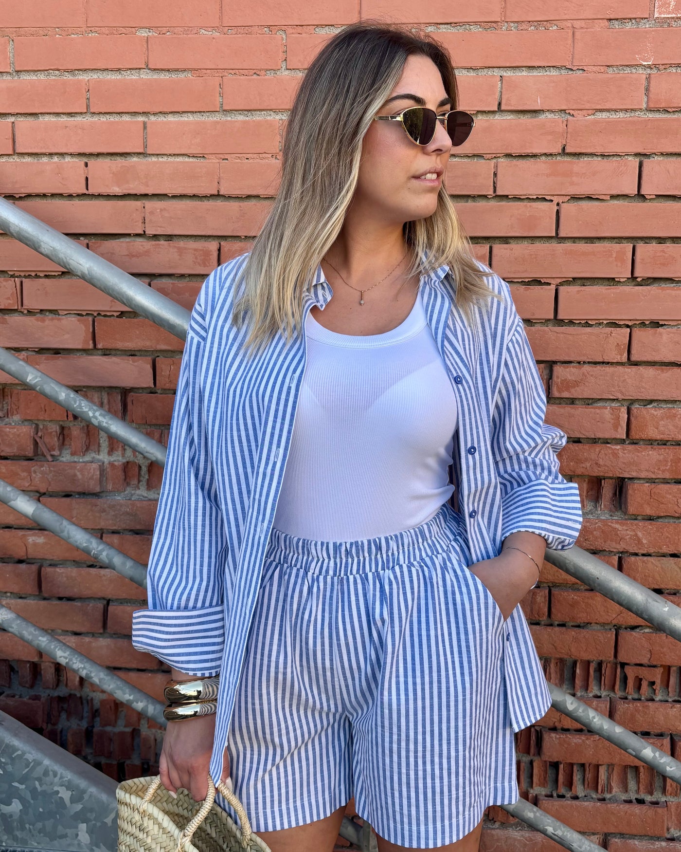 Cannes™ Blue Two-Piece Outfit