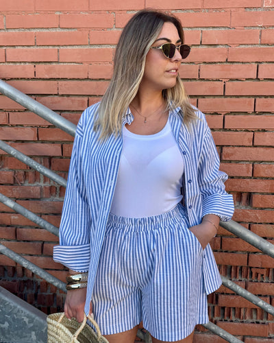 Cannes™ Blue Two-Piece Outfit