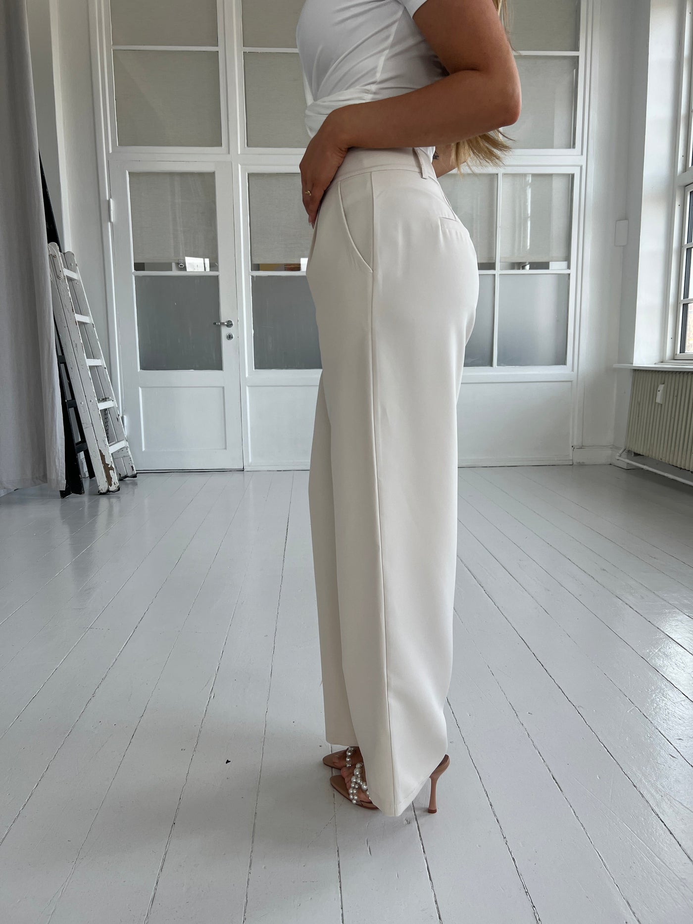 Eight™ Luxe Cream Trousers
