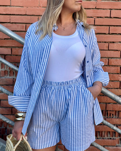 Cannes™ Blue Two-Piece Outfit