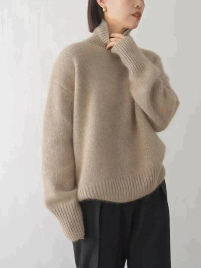 Isabella™ - High Neck Cashmere Sweater